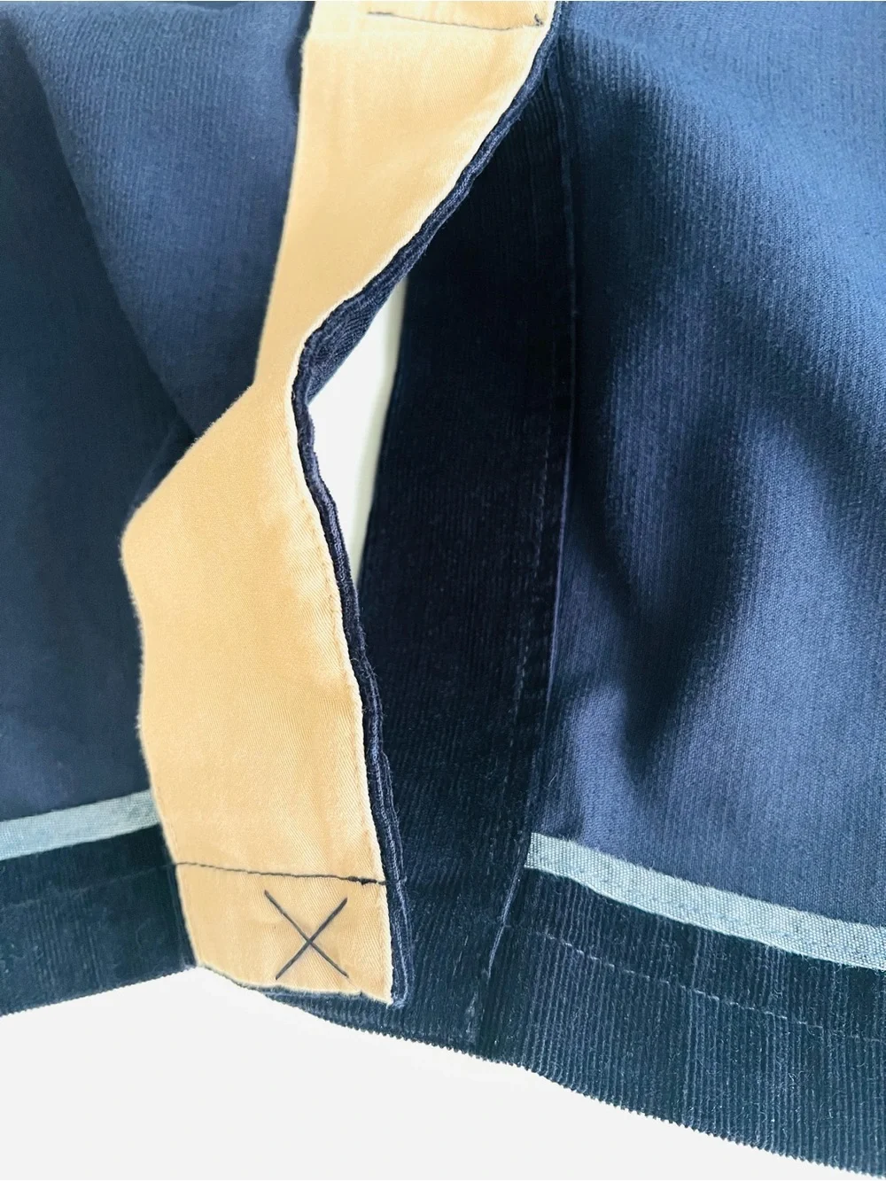 100% Cotton J. Crew Men’s Navy Corduroy Blazer